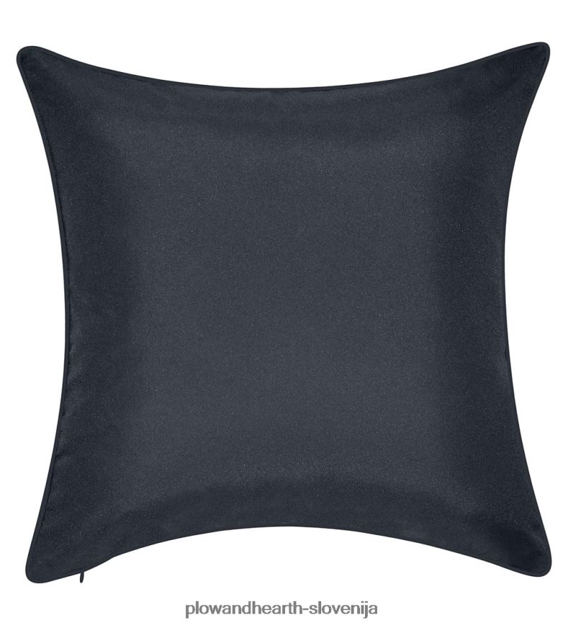 notranja/zunanja vezena blazina s čipko - črna Plow & Hearth 2V46081261 gospodinjska posoda