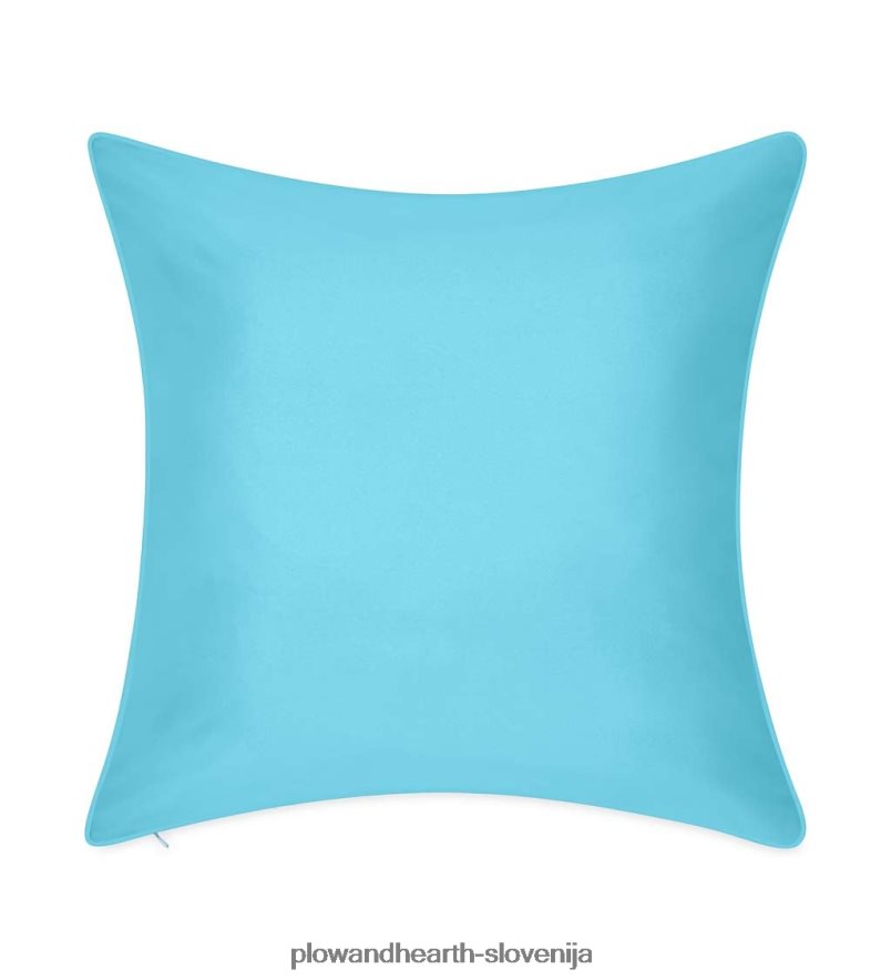 notranja/zunanja vezena blazina s čipko - črna Plow & Hearth 2V46081261 gospodinjska posoda