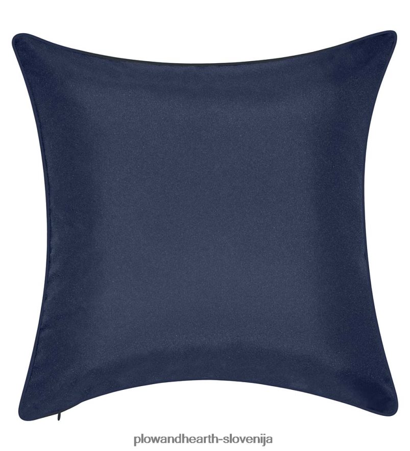 notranja/zunanja vezena blazina s čipko - črna Plow & Hearth 2V46081261 gospodinjska posoda