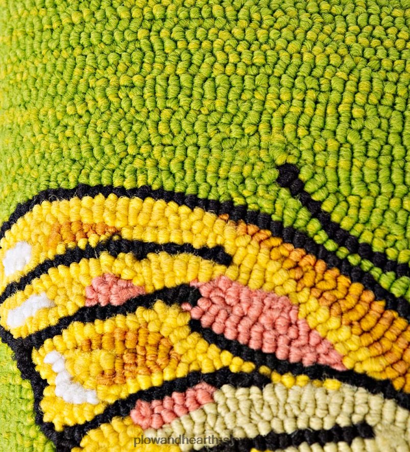 notranja/zunanja zelena metuljna blazina iz polipropilena, ročno pritrjena Plow & Hearth 2V46081265 gospodinjska posoda