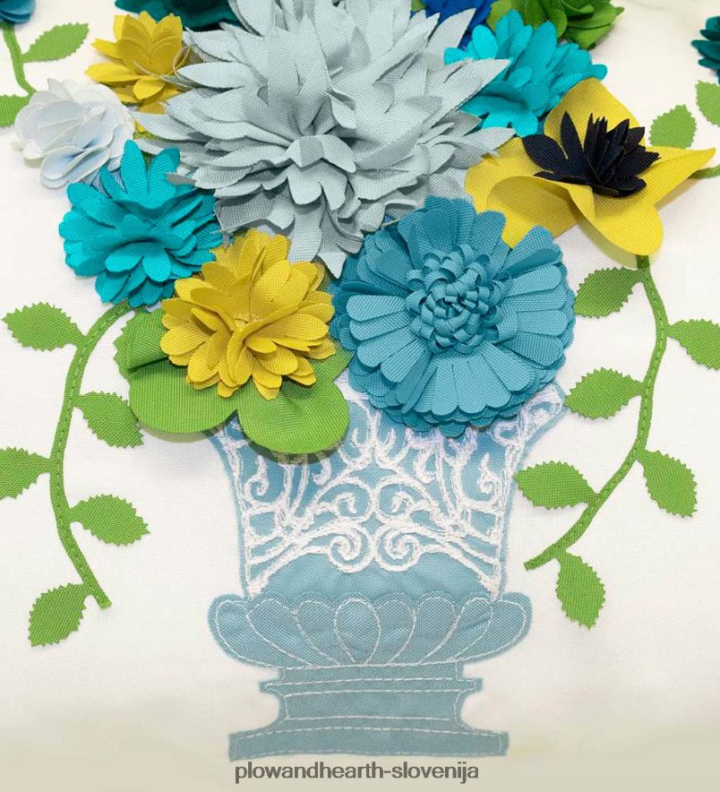 notranji/zunanji vezeni cvetlični lonci ledvena blazina Plow & Hearth 2V46081228 gospodinjska posoda