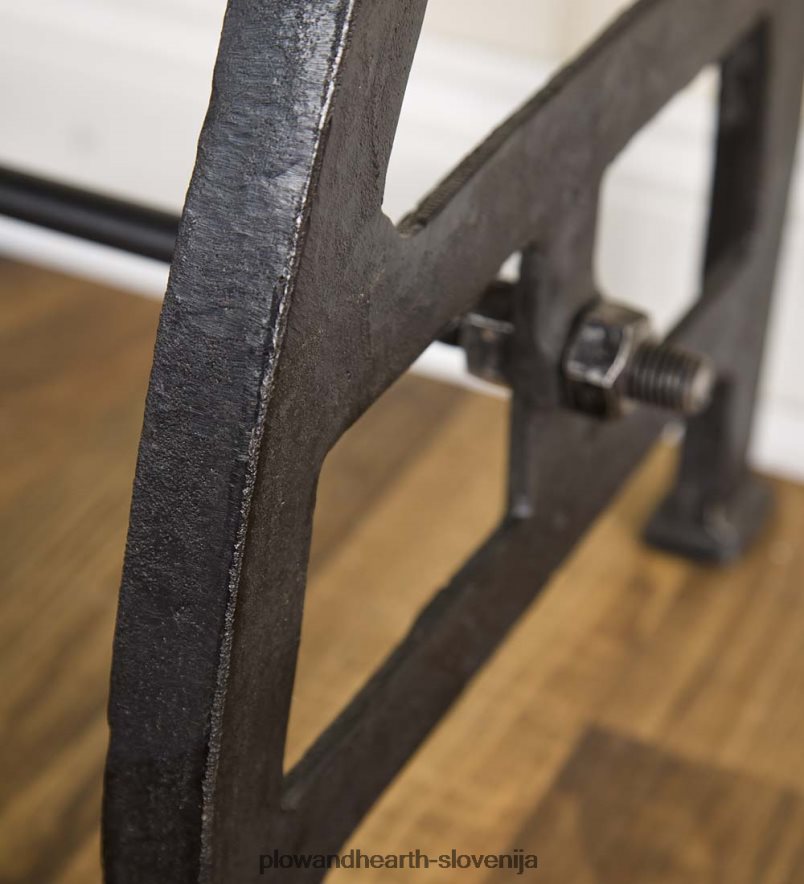 Konzolna mizica Birmingham iz predelanega lesa in kovine Plow & Hearth 2V46081109 gospodinjska posoda