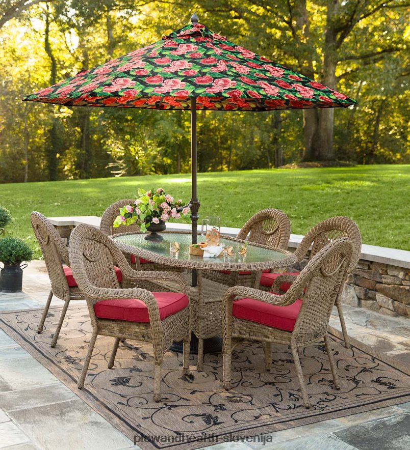 Prospect Hill ovalna jedilna miza in stoli Plow & Hearth 2V46081093 gospodinjska posoda