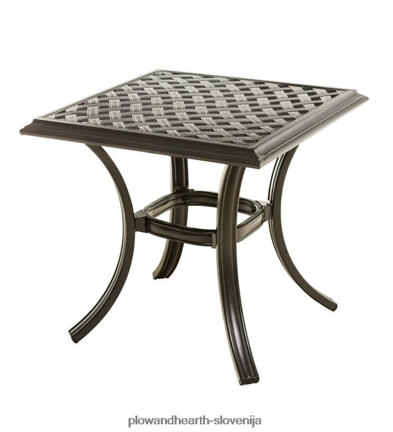 Zunanja 3-delna sedežna garnitura park grove iz litega aluminija z blazinami Plow & Hearth 2V46081139 gospodinjska posoda