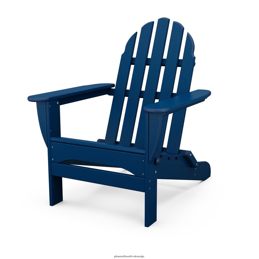 adirondack stol iz poliwooda, ki zahteva malo vzdrževanja - tikovina Plow & Hearth 2V46081181 gospodinjska posoda