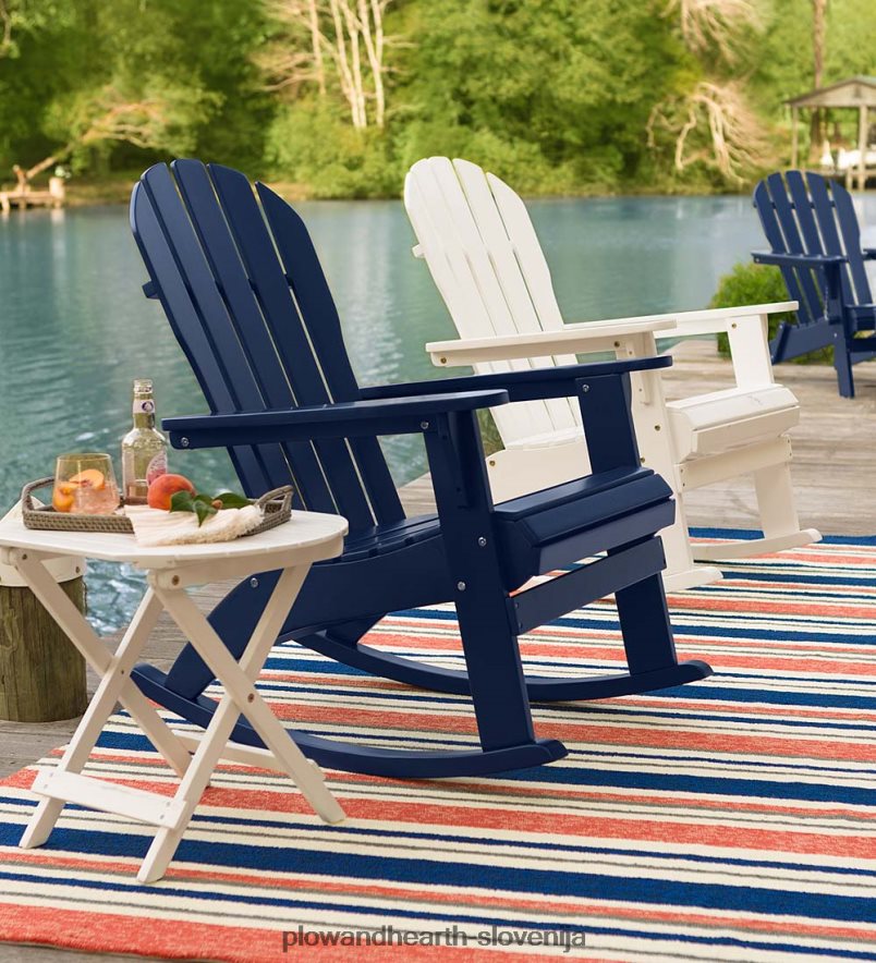 gugalni stol adirondack iz lesa evkaliptusa - bel Plow & Hearth 2V46081128 gospodinjska posoda