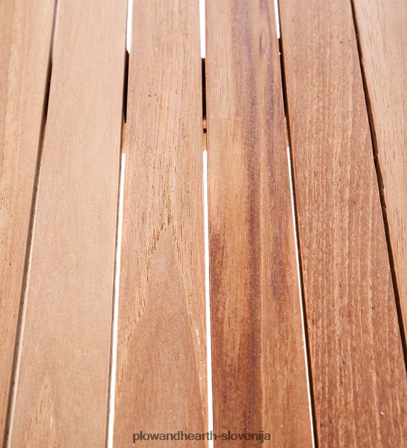 jedilna garnitura iz tikovine, 7-delna garnitura Plow & Hearth 2V46081103 gospodinjska posoda