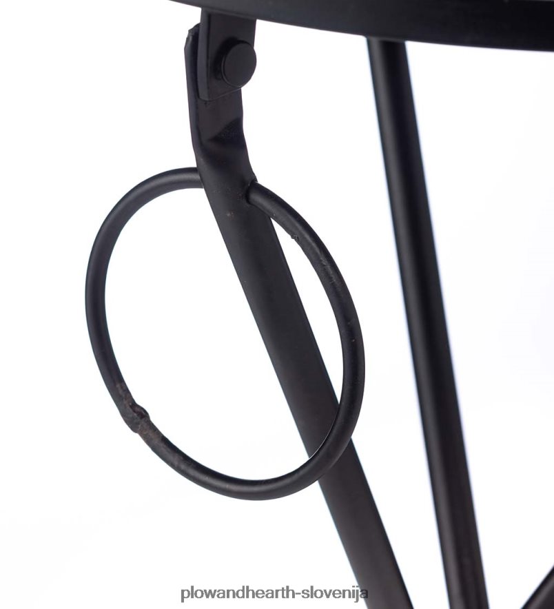 notranja/zunanja zložljiva stranska mizica iz geranije Plow & Hearth 2V46081172 gospodinjska posoda