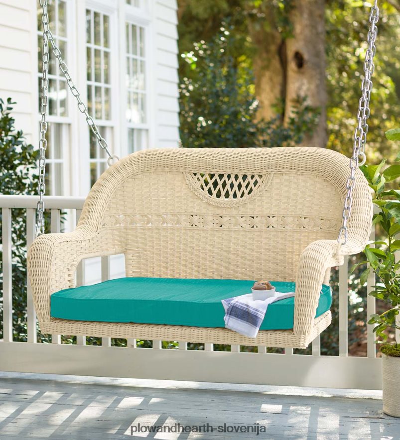 prospect hill pletena gugalnica - oblak bel Plow & Hearth 2V46083233 gospodinjska posoda