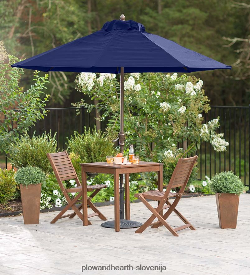 zunanje pohištvo za bistroje iz lesa evkaliptusa Plow & Hearth 2V46081080 gospodinjska posoda