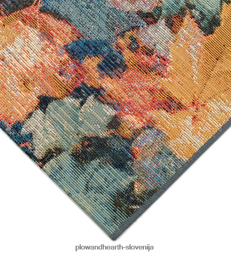 autumn leaves 100% polipropilenska notranja/zunanja preproga Plow & Hearth 2V46081359 gospodinjska posoda