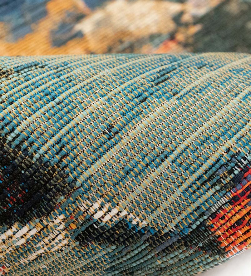 autumn leaves 100% polipropilenska notranja/zunanja preproga Plow & Hearth 2V46081359 gospodinjska posoda