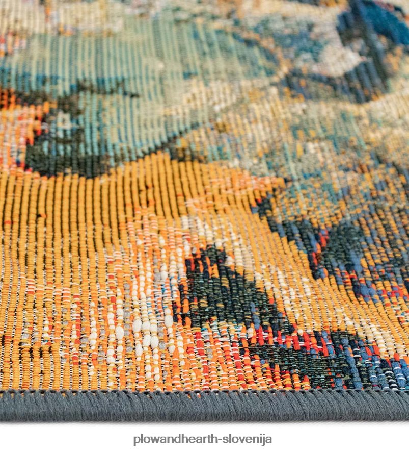 autumn leaves 100% polipropilenska notranja/zunanja preproga Plow & Hearth 2V46081359 gospodinjska posoda