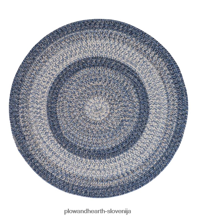 notranja/zunanja ovalna polipropilenska pletena preproga iz woodridgea Plow & Hearth 2V46081355 gospodinjska posoda