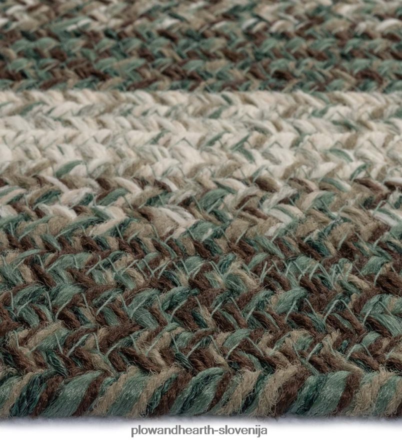 notranja/zunanja ovalna polipropilenska pletena preproga iz woodridgea Plow & Hearth 2V46081355 gospodinjska posoda