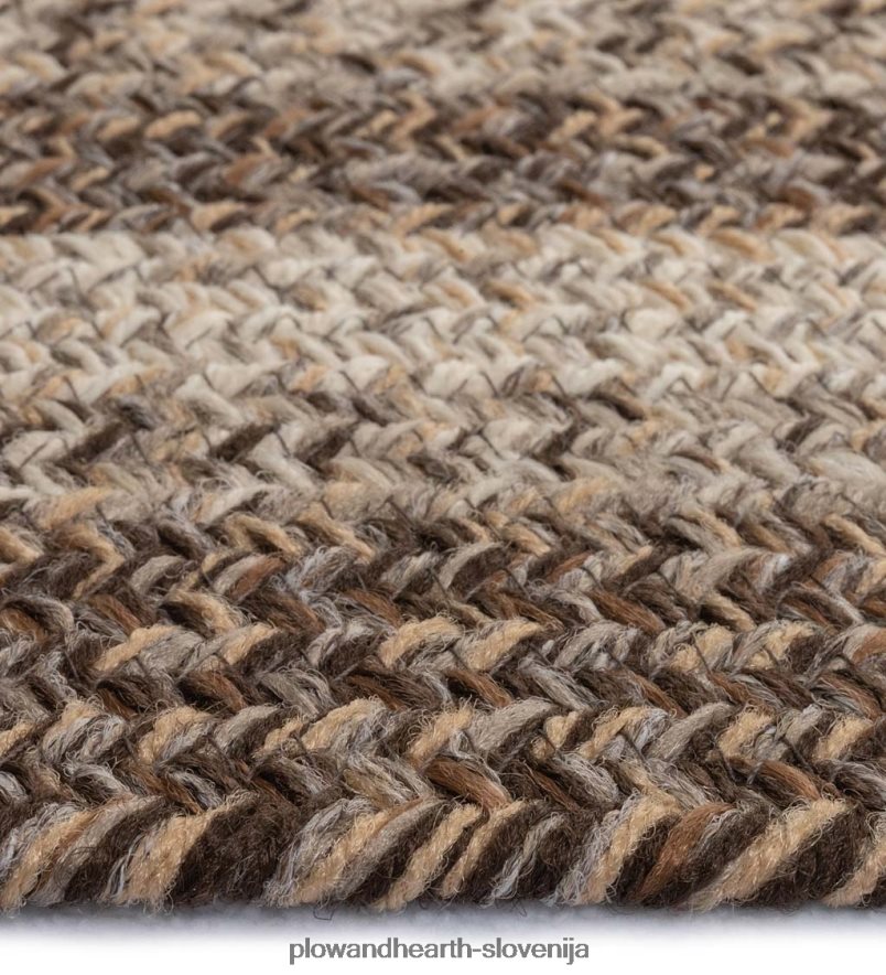 notranja/zunanja ovalna polipropilenska pletena preproga iz woodridgea Plow & Hearth 2V46081355 gospodinjska posoda