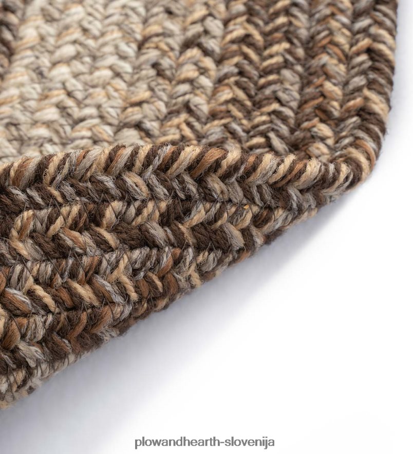 notranja/zunanja ovalna polipropilenska pletena preproga iz woodridgea Plow & Hearth 2V46081355 gospodinjska posoda