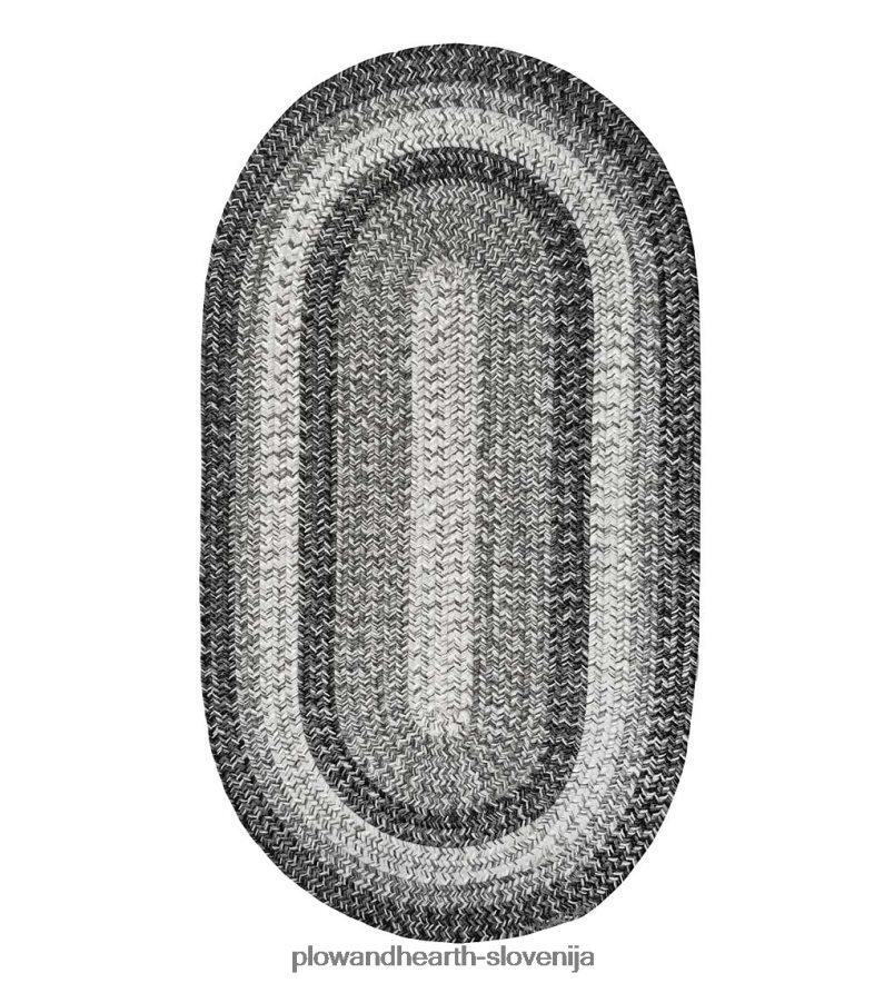 notranja/zunanja ovalna polipropilenska pletena preproga iz woodridgea Plow & Hearth 2V46081355 gospodinjska posoda