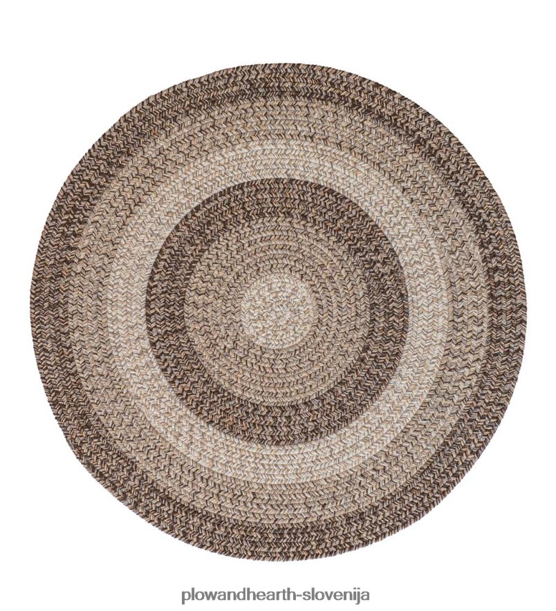 notranja/zunanja ovalna polipropilenska pletena preproga iz woodridgea Plow & Hearth 2V46081355 gospodinjska posoda