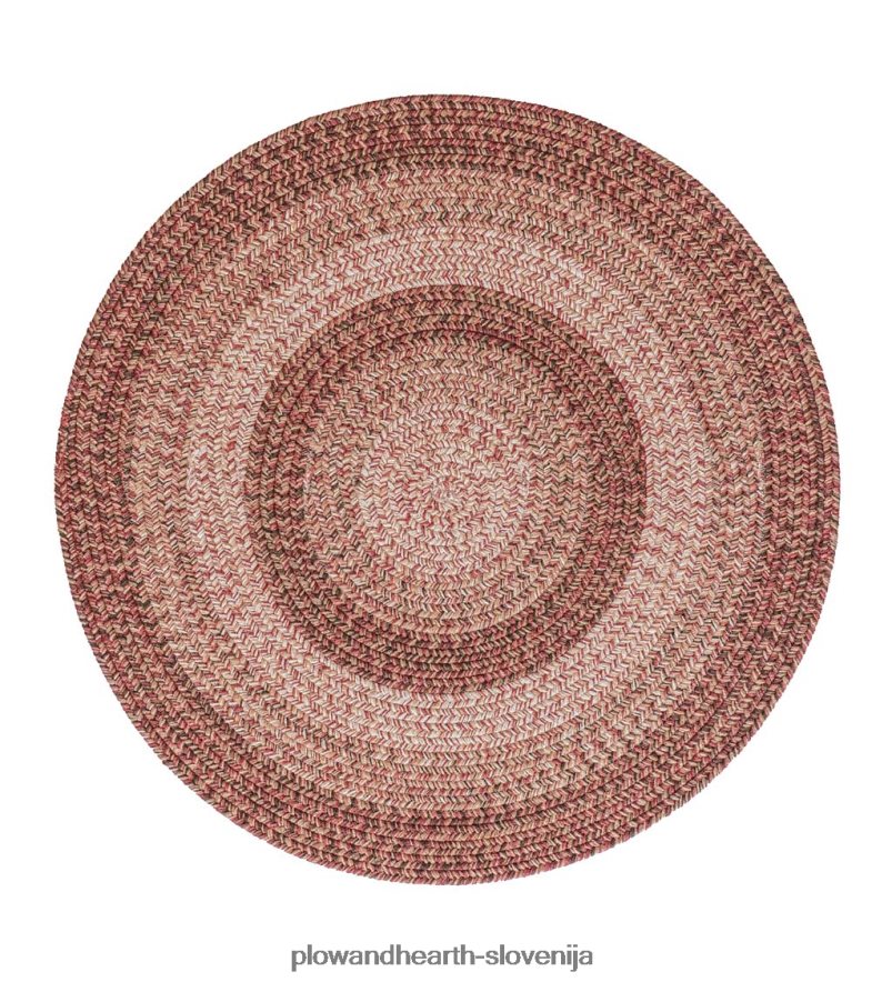 notranja/zunanja ovalna polipropilenska pletena preproga iz woodridgea Plow & Hearth 2V46081355 gospodinjska posoda