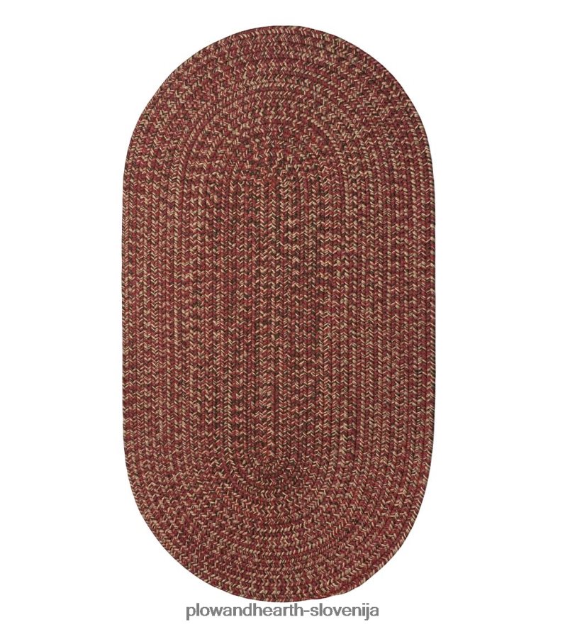 notranja/zunanja ovalna polipropilenska preproga iz borovega potoka Plow & Hearth 2V46081356 gospodinjska posoda