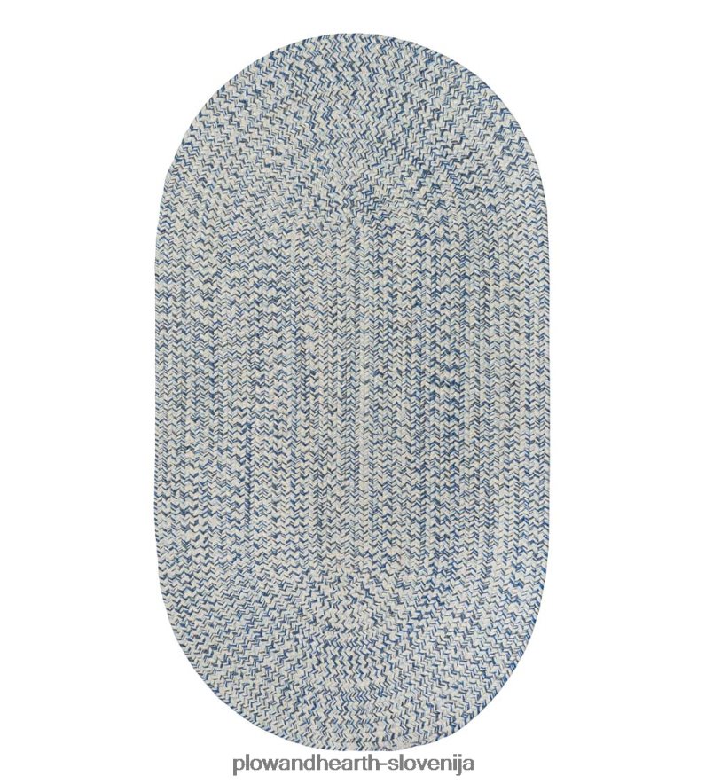 notranja/zunanja ovalna polipropilenska preproga iz borovega potoka Plow & Hearth 2V46081356 gospodinjska posoda