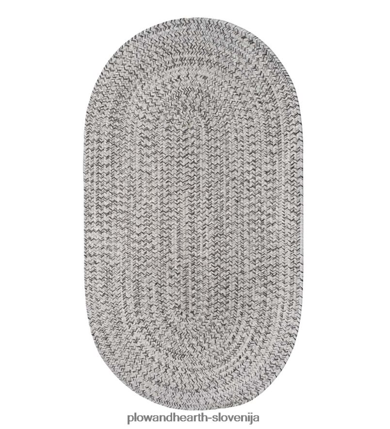 notranja/zunanja ovalna polipropilenska preproga iz borovega potoka Plow & Hearth 2V46081356 gospodinjska posoda