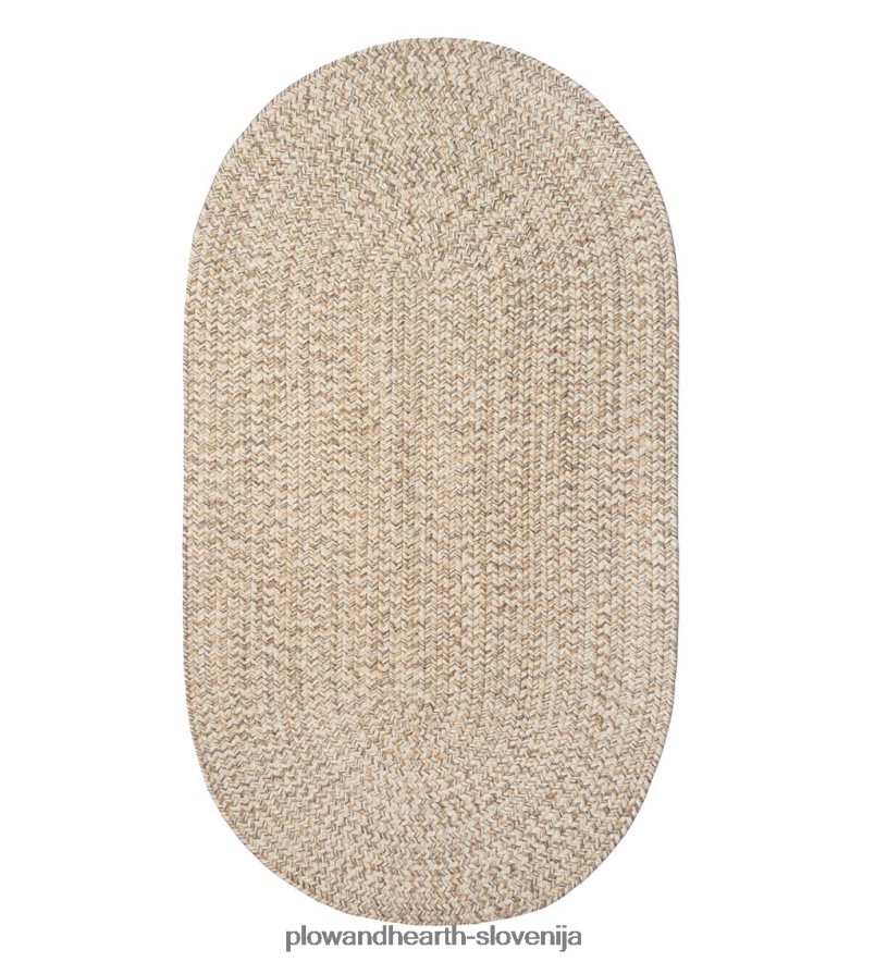 notranja/zunanja ovalna polipropilenska preproga iz borovega potoka Plow & Hearth 2V46081356 gospodinjska posoda