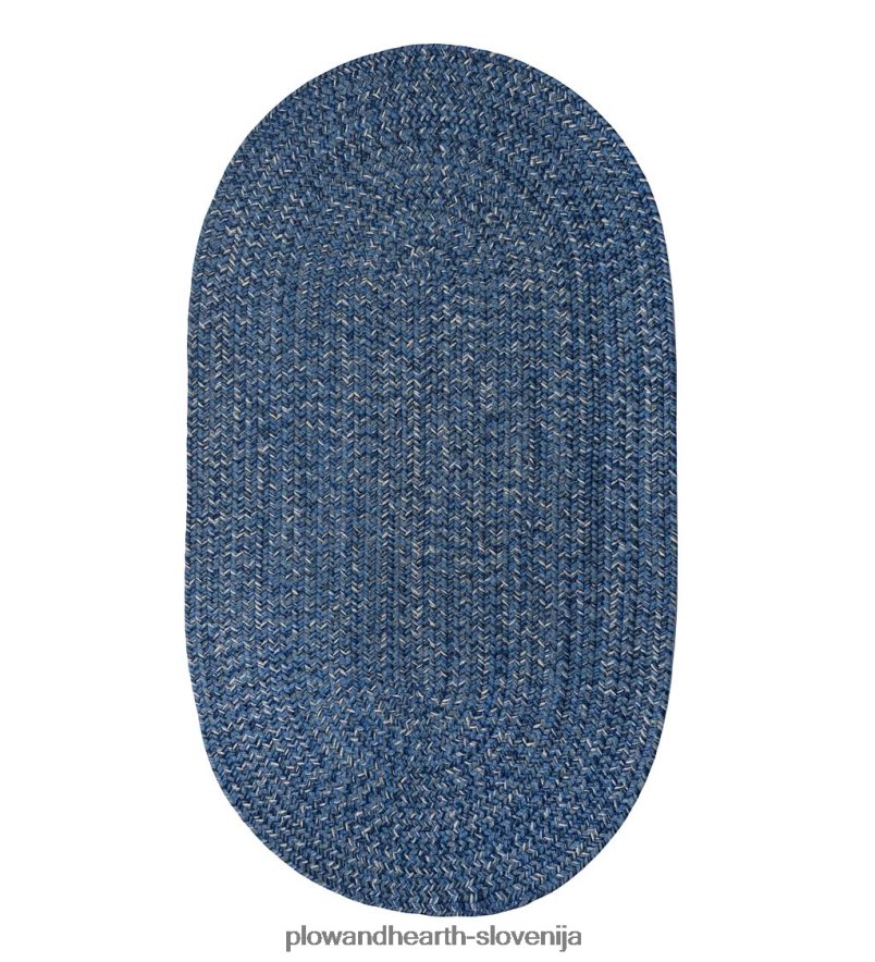 notranja/zunanja ovalna polipropilenska preproga iz borovega potoka Plow & Hearth 2V46081356 gospodinjska posoda