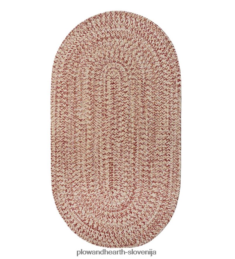 notranja/zunanja ovalna polipropilenska preproga iz borovega potoka Plow & Hearth 2V46081356 gospodinjska posoda