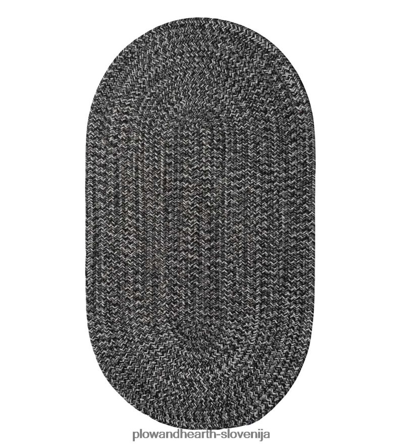 notranja/zunanja ovalna polipropilenska preproga iz borovega potoka Plow & Hearth 2V46081356 gospodinjska posoda