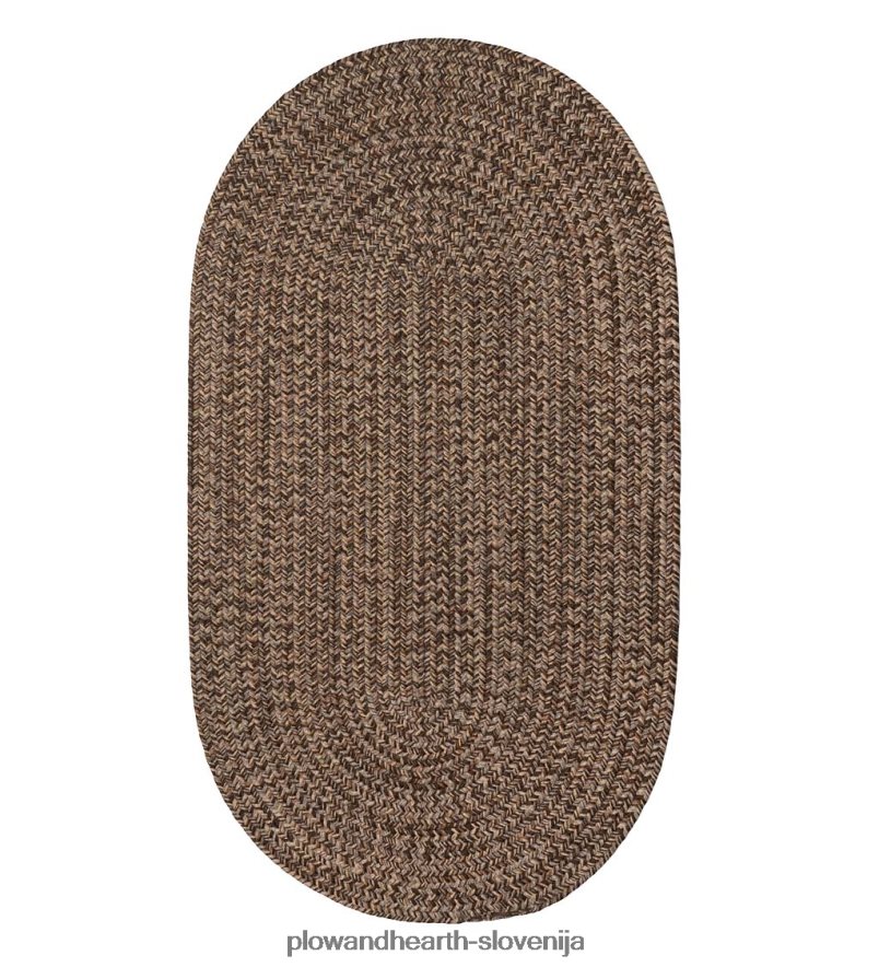 notranja/zunanja ovalna polipropilenska preproga iz borovega potoka Plow & Hearth 2V46081356 gospodinjska posoda