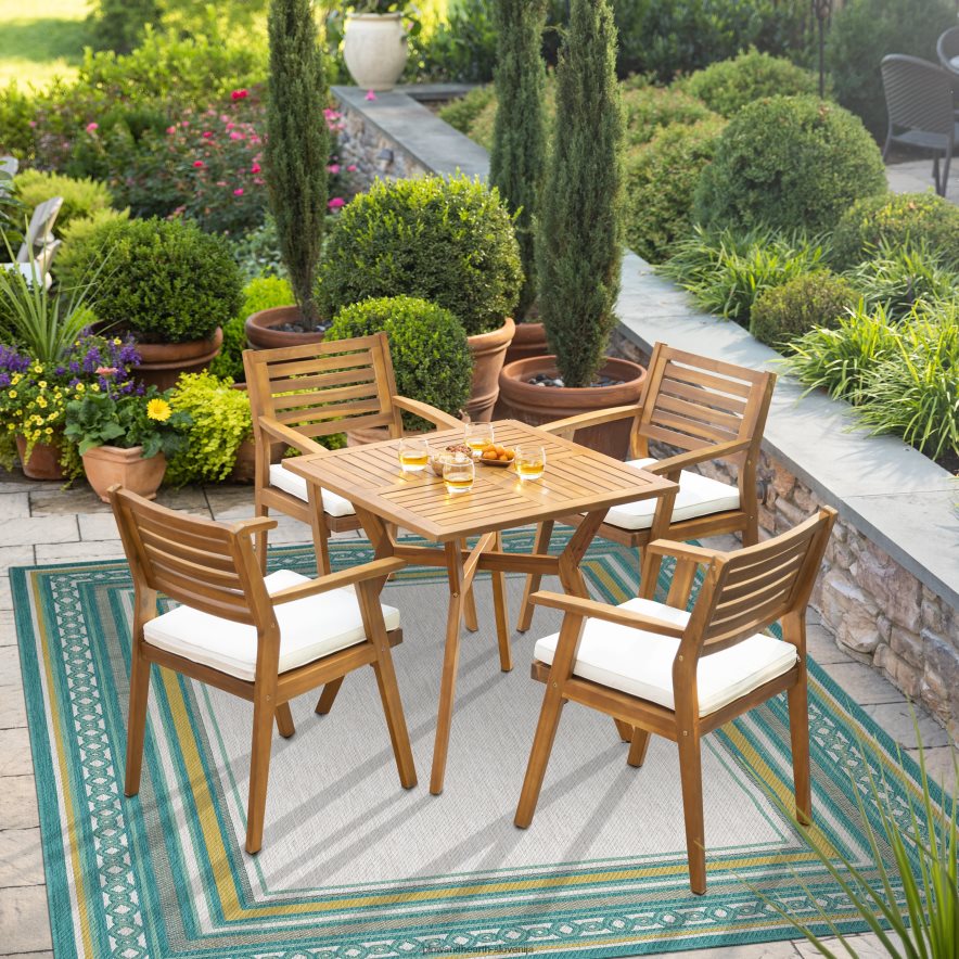 notranja/zunanja polipropilenska preproga la grange Plow & Hearth 2V46081354 gospodinjska posoda