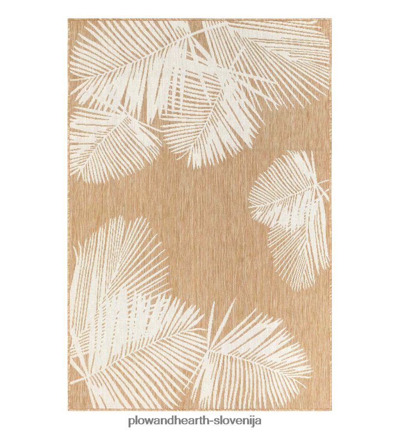 notranja/zunanja polipropilenska preproga s teksturo dlani Plow & Hearth 2V46081360 gospodinjska posoda