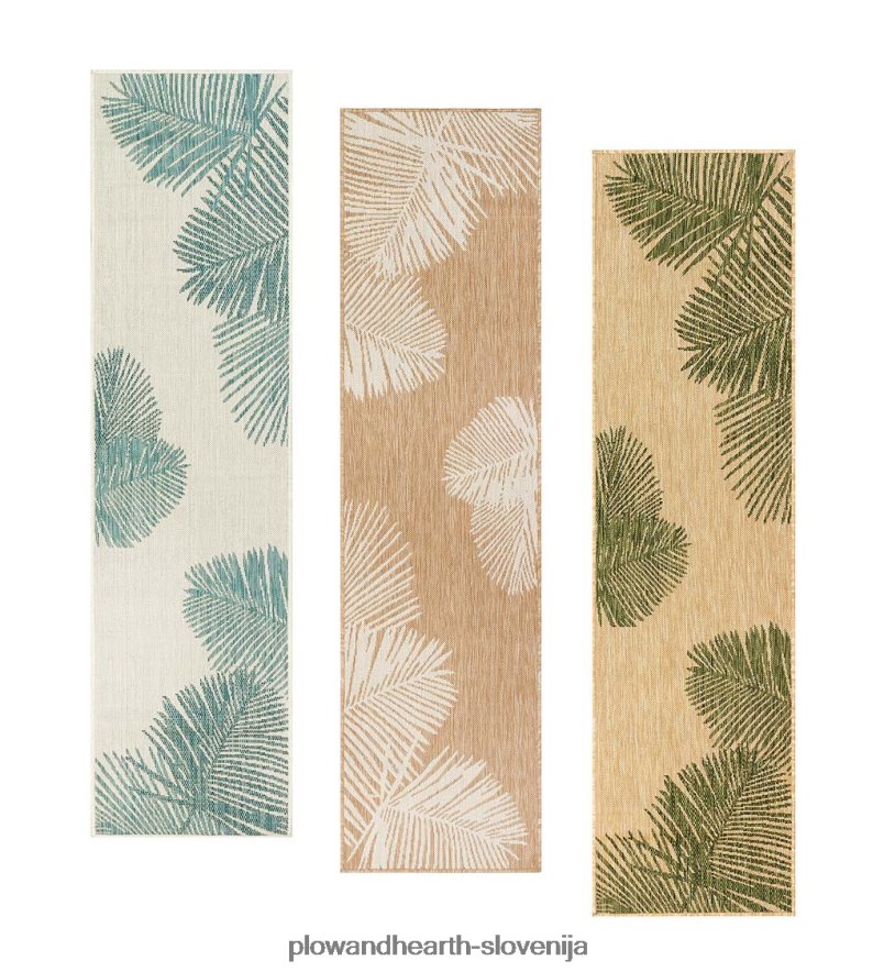 notranja/zunanja polipropilenska preproga s teksturo dlani Plow & Hearth 2V46081360 gospodinjska posoda