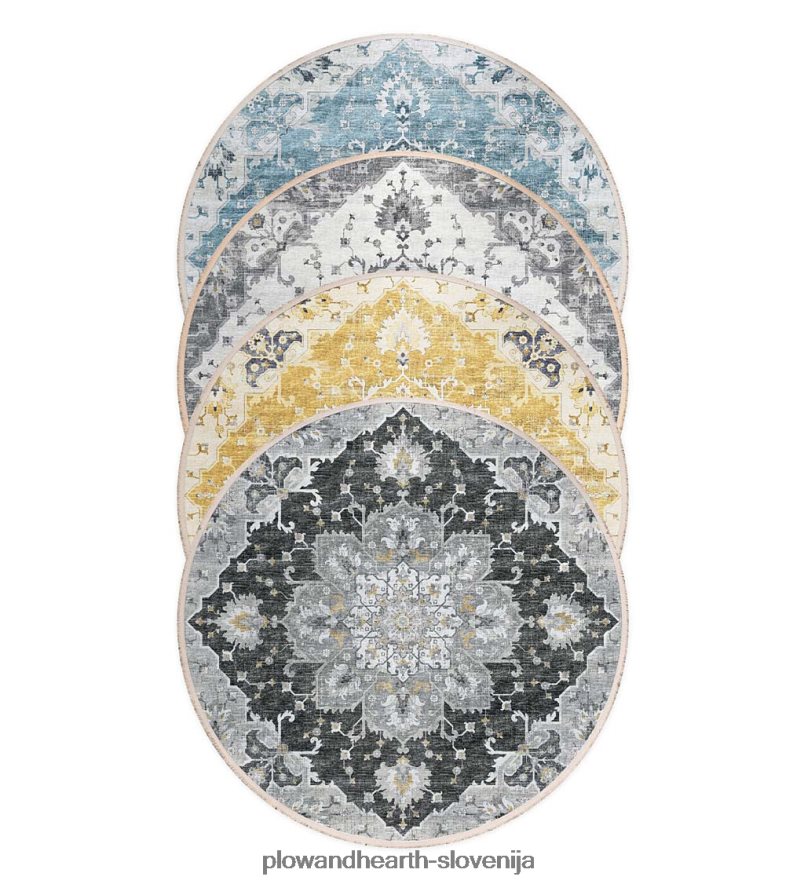 okrogla preproga marietta diamond Plow & Hearth 2V46081357 gospodinjska posoda