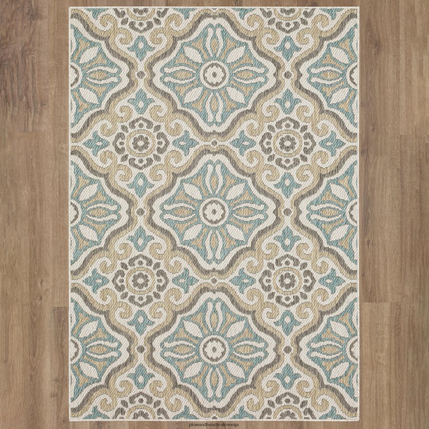 polipropilenska preproga iz ploščic la grange za notranjo/zunanjo uporabo Plow & Hearth 2V46081308 gospodinjska posoda