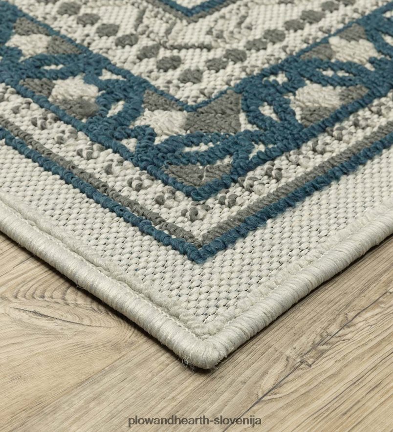 polipropilenska preproga za notranjo/zunanjo york mejo Plow & Hearth 2V46081446 gospodinjska posoda