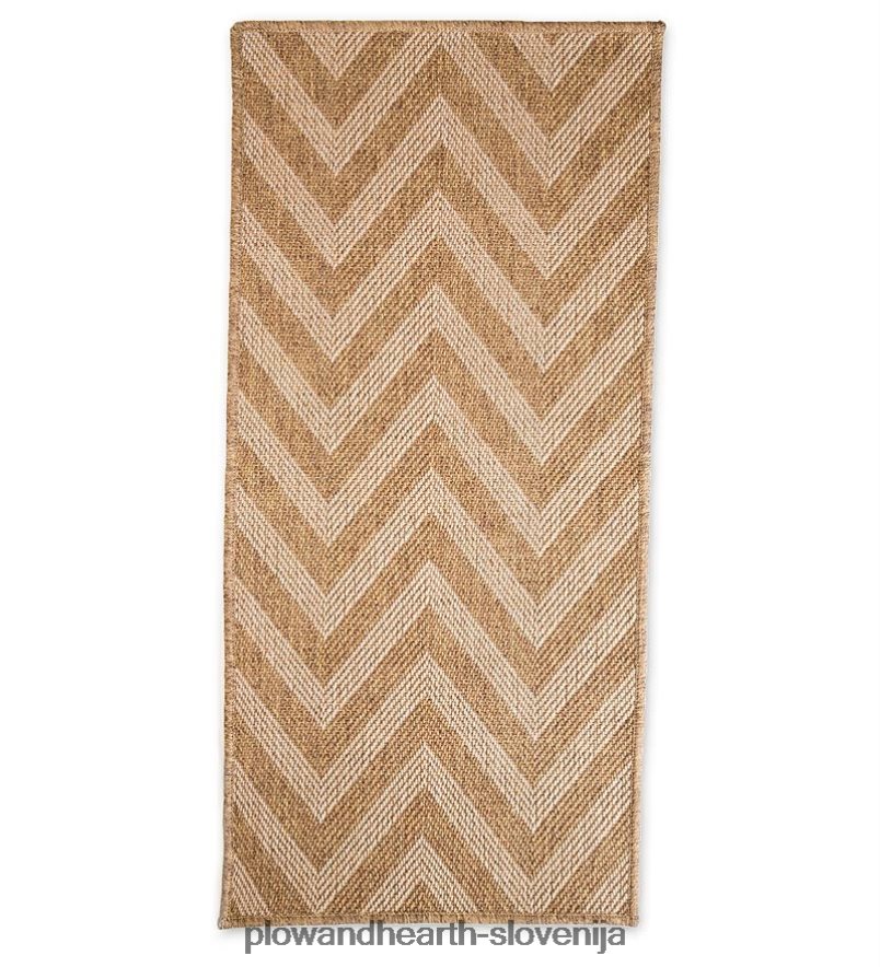 polipropilenske preproge z videzom lovorove morske trave za notranje/zunanje Plow & Hearth 2V46081273 gospodinjska posoda