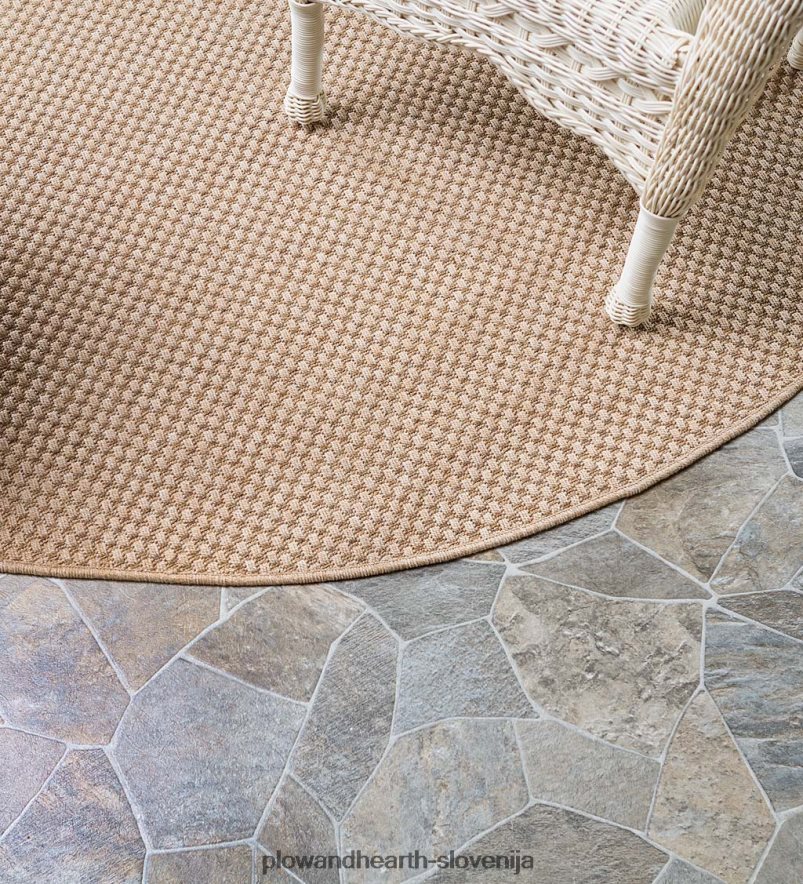 polipropilenske preproge z videzom lovorove morske trave za notranje/zunanje Plow & Hearth 2V46081273 gospodinjska posoda