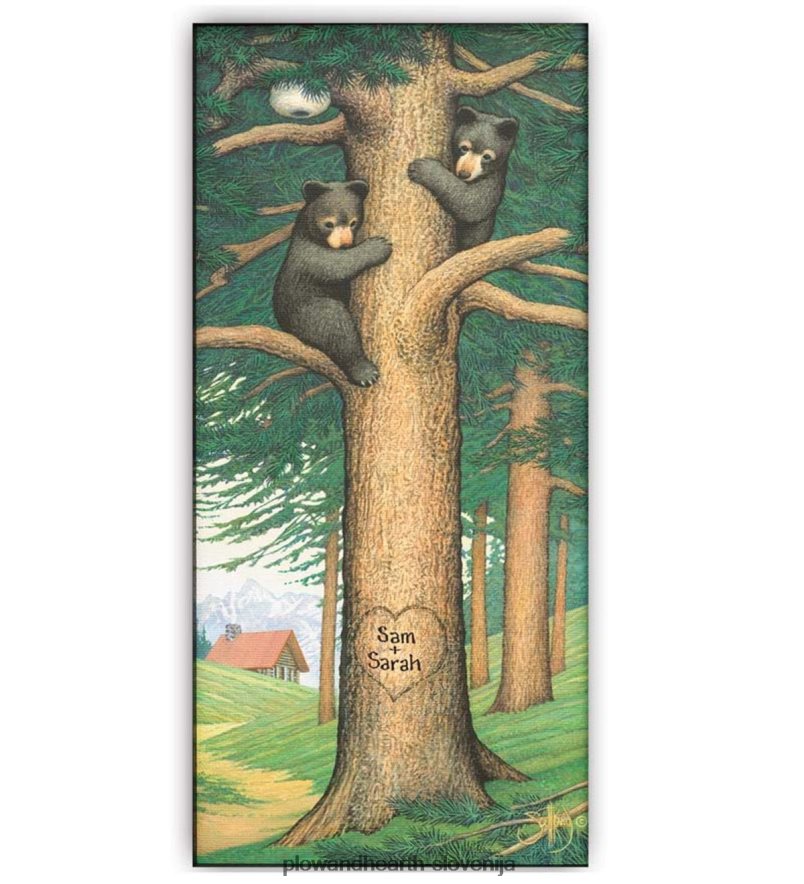 osebni tisk medvedkov Plow & Hearth 2V46082476 gospodinjska posoda