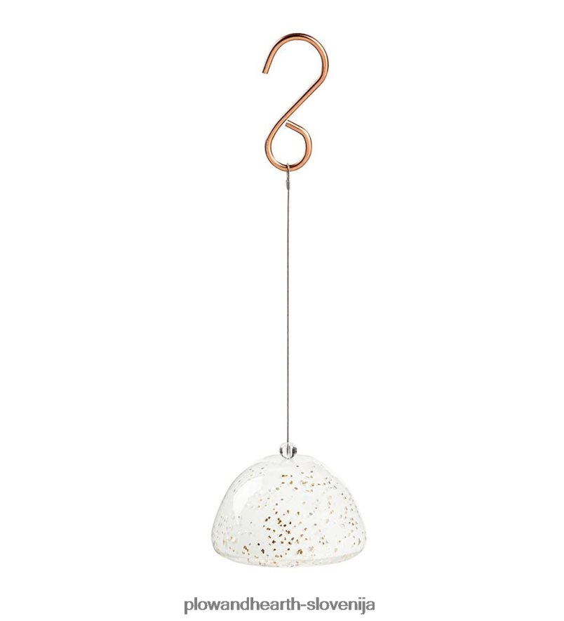 zračni obešalnik iz lisastega stekla - bel Plow & Hearth 2V46082468 gospodinjska posoda