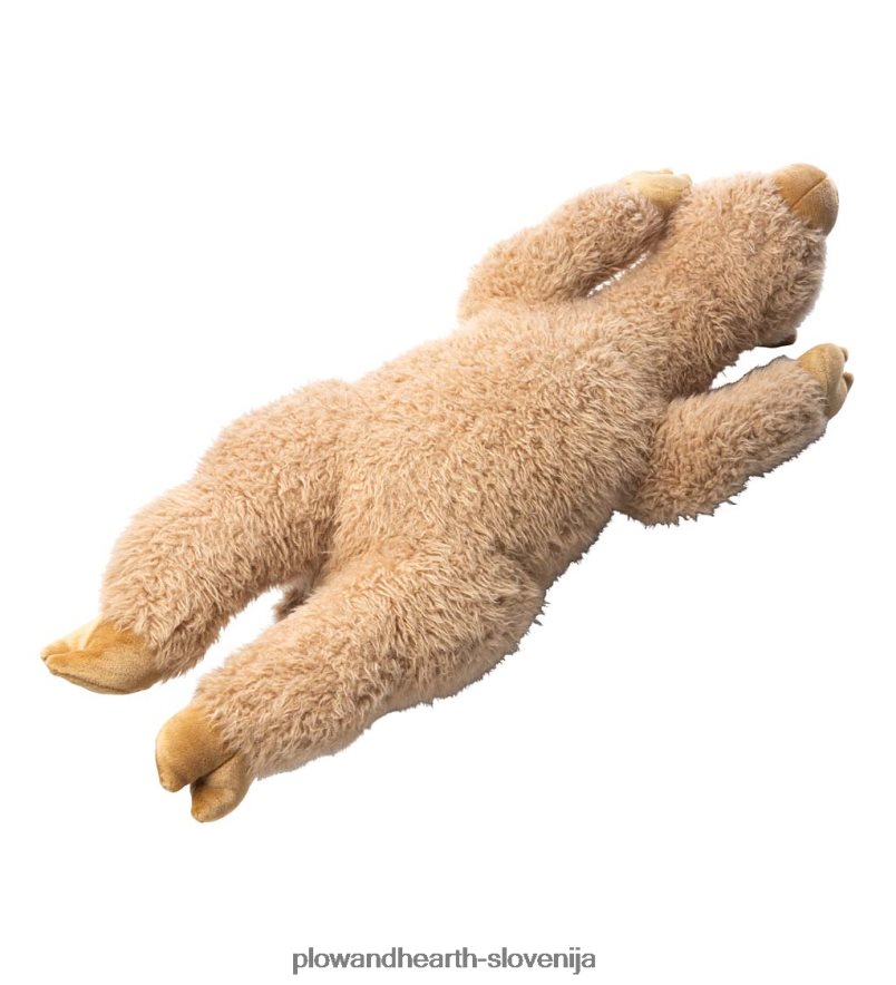 allie vzglavnik iz plišastega živalskega trupa iz alpake - tan Plow & Hearth 2V46082489 gospodinjska posoda