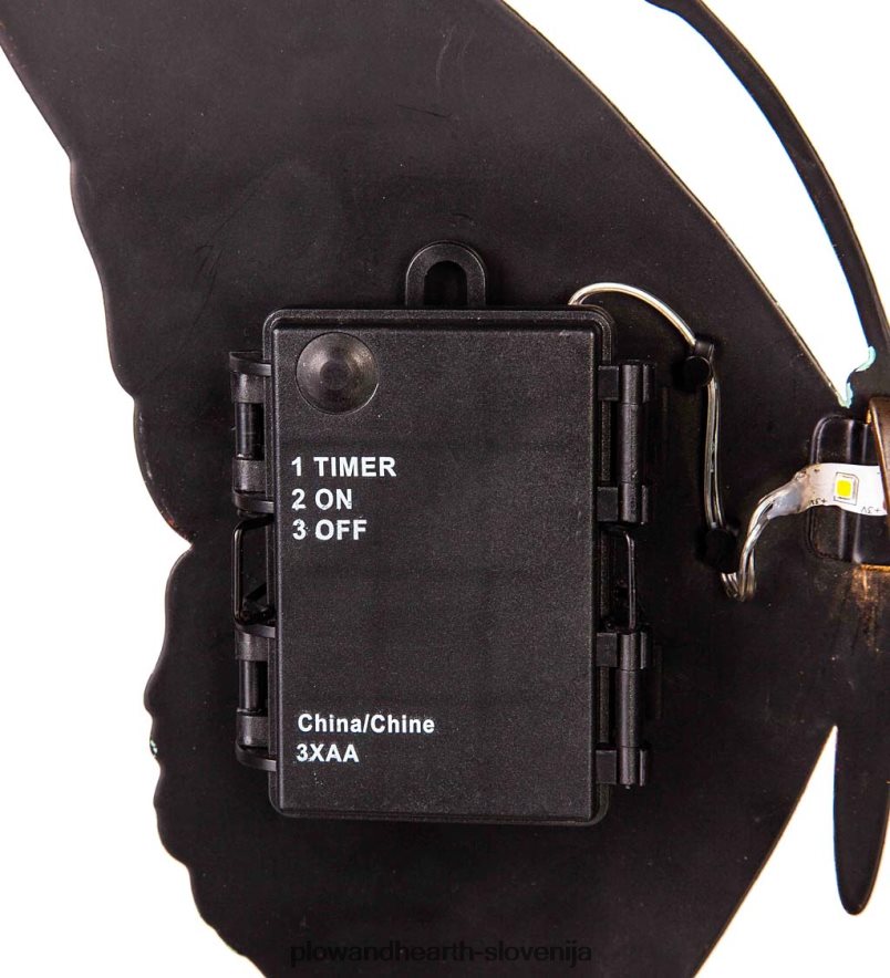 osvetljena lasersko izrezana stenska umetnost metulja Plow & Hearth 2V46082387 gospodinjska posoda