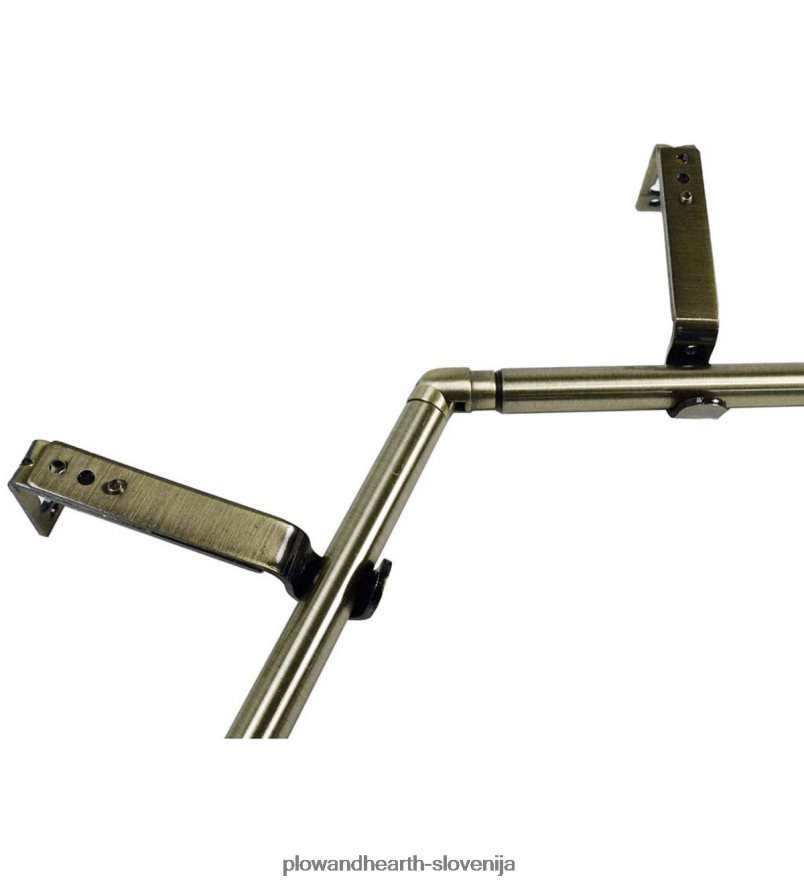 nastavljive erkerne karnise - espresso Plow & Hearth 2V46082643 gospodinjska posoda