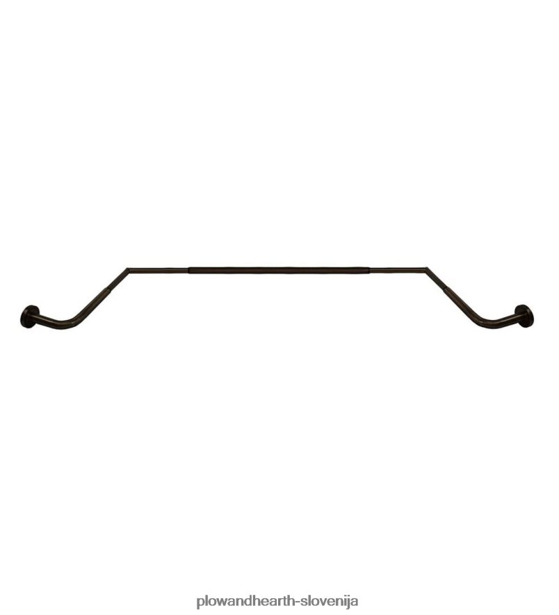 nastavljive erkerne karnise - espresso Plow & Hearth 2V46082643 gospodinjska posoda