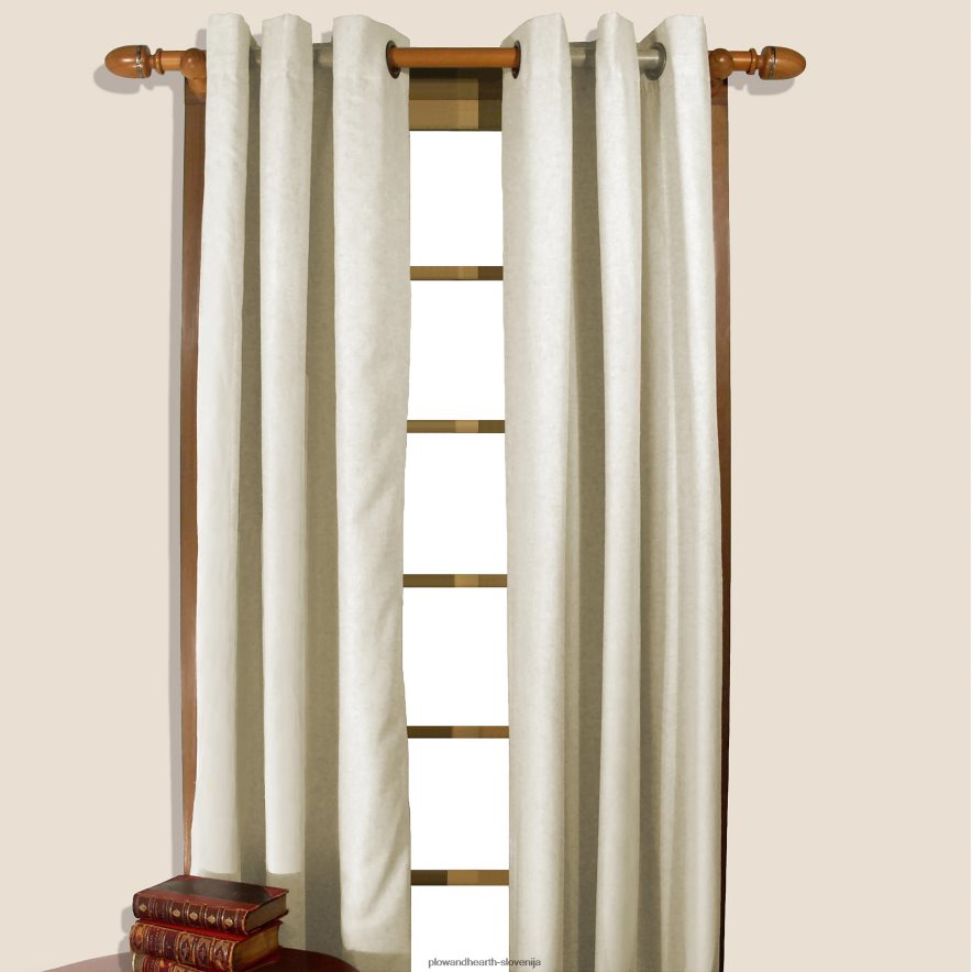 energetsko učinkovite izolirane zavese z vtičnicami Plow & Hearth 2V46082575 gospodinjska posoda