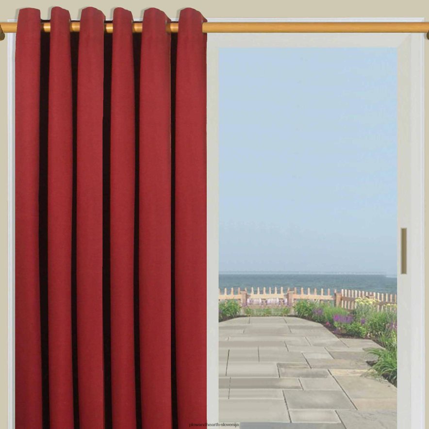 energetsko učinkovite izolirane zavese z vtičnicami Plow & Hearth 2V46082575 gospodinjska posoda