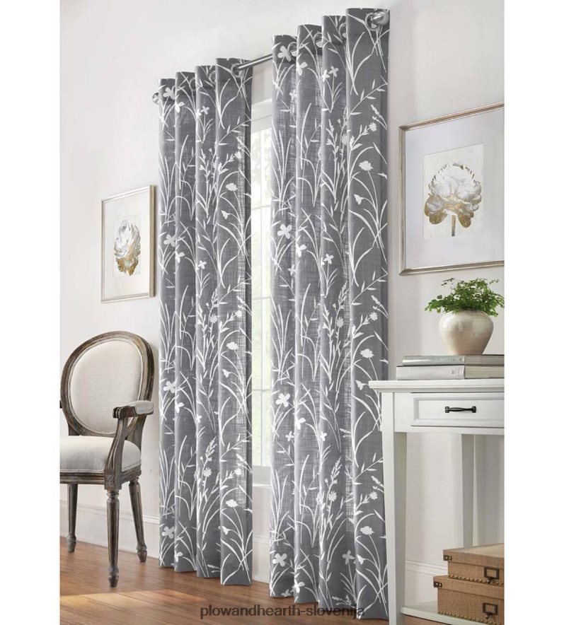 plošča za zavese buckingham grommet Plow & Hearth 2V46082583 gospodinjska posoda