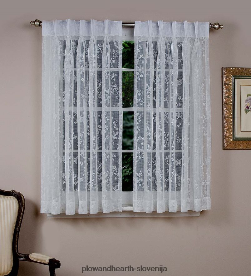 zavese iz čipke isabella Plow & Hearth 2V46082612 gospodinjska posoda